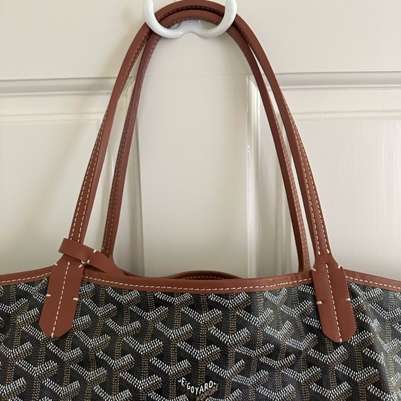 Goyard St Lous GM Black/Tan Excellent Condition - Picture 9 of 16